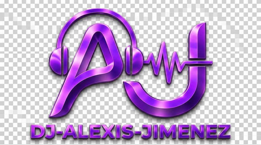Logo de DJ Alexis Jimenez en variante morada